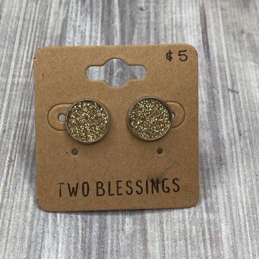 Two Blessings Earrings - Gold