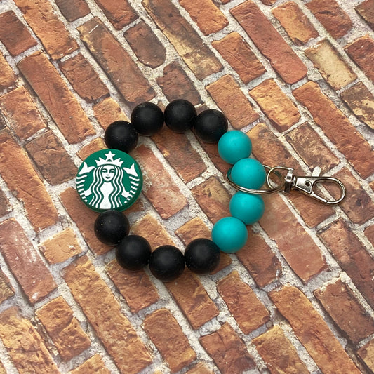 S & L Crafts - Bracelet Keychain - Starbucks