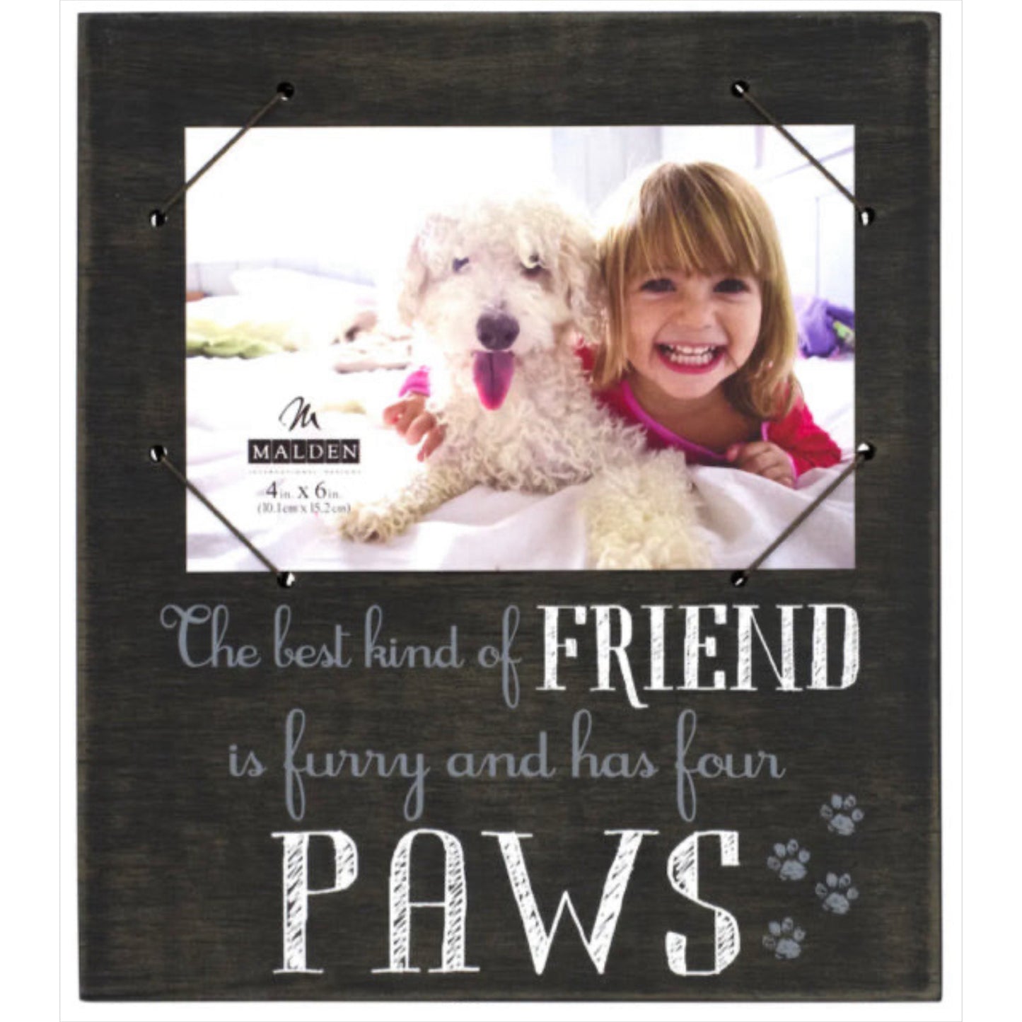 The Best Kind of Friend is Furry and Has Four Paws Picture Frame