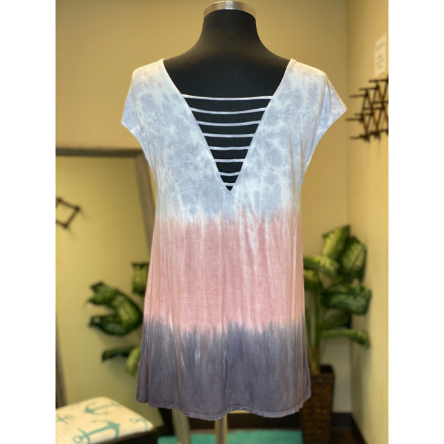 American Eagle Soft & Sexy T Tie-Dyed Top - Size Small