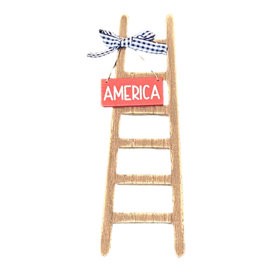 8" America Decorative Ladder