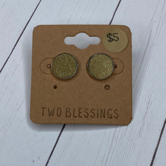 Two Blessings - Gold Earrings
