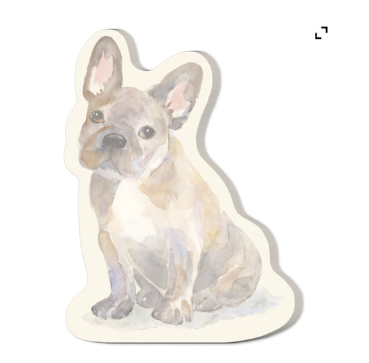 French Bulldog Large Die-Cut Notepad