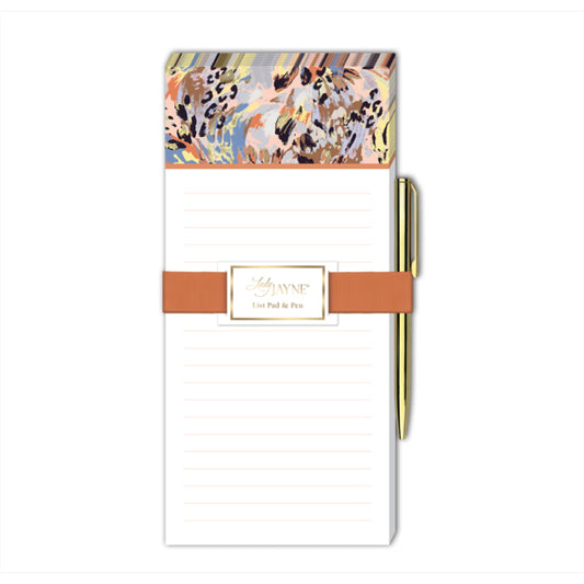 Abstract Animal Wild Magnetic List Pad & Pen