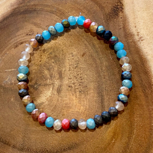 Inga Ann's Multicolor Matte Glass Beads