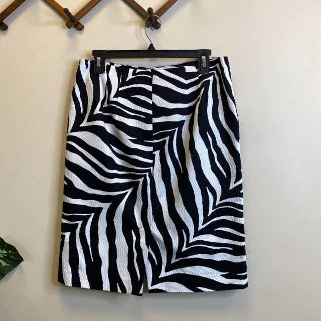 Talbots Zebra Print Pencil Skirt - Size 8