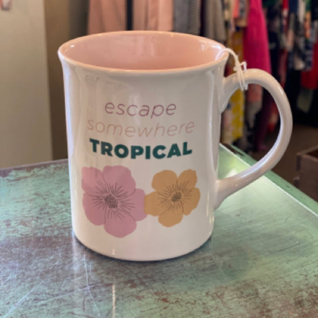 Escape Somewhere Tropical Mug