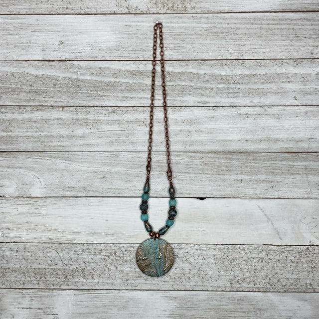 Antique Gold/Turquoise Necklace