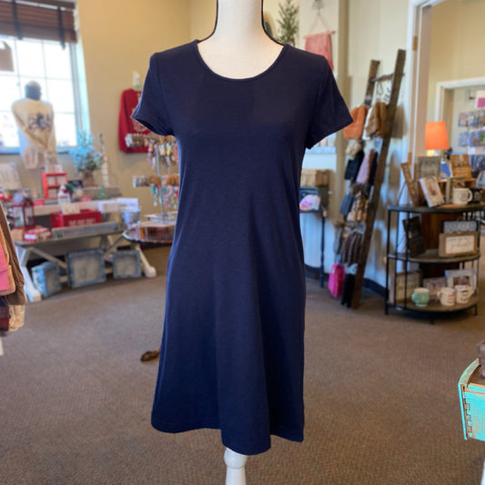 Gap Twist Back Navy Blue Dress - Size XS