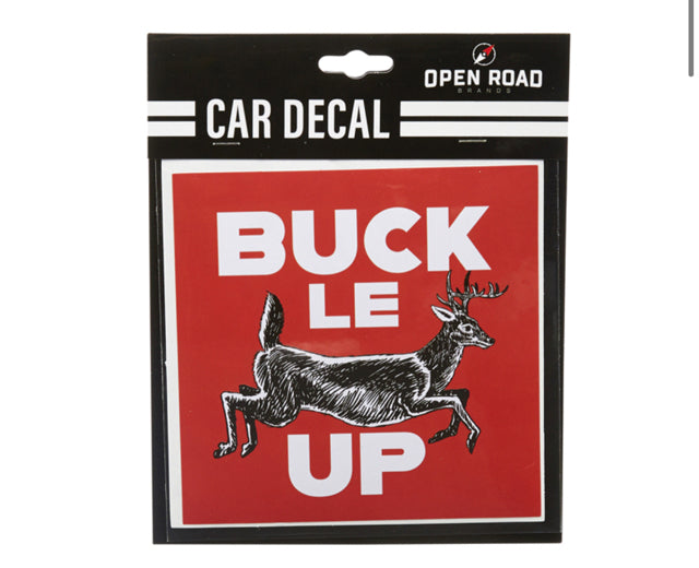 Buck Le Up Car Decal