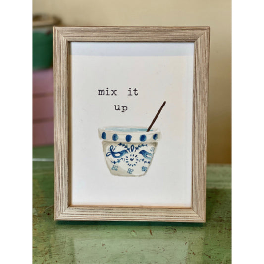 Mix It Up Framed Picture
