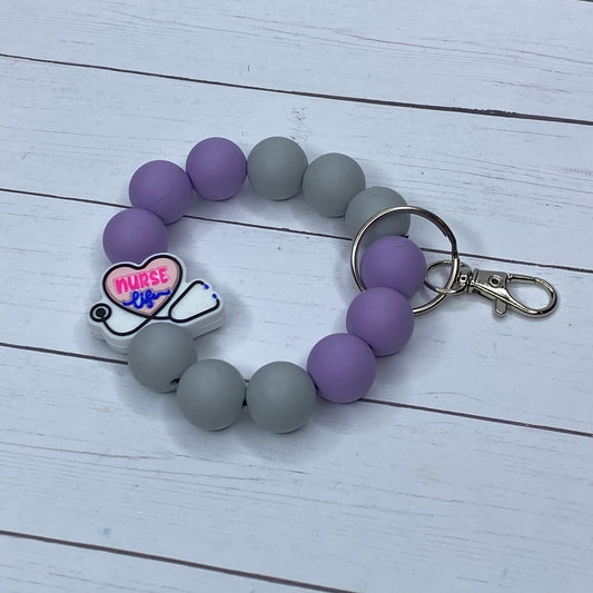 S & L Crafts - Bracelet Keychain - Nurse Life