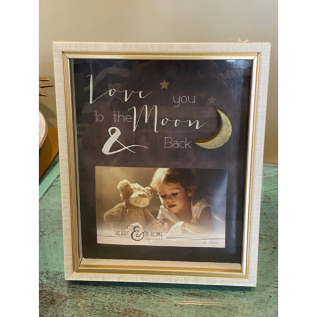 I Love You To The Moon and Back Picture Frame