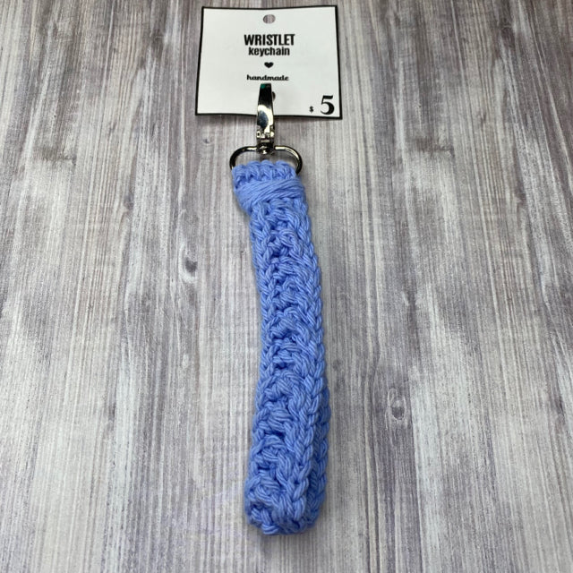 Wristlet Keychain - Light Blue