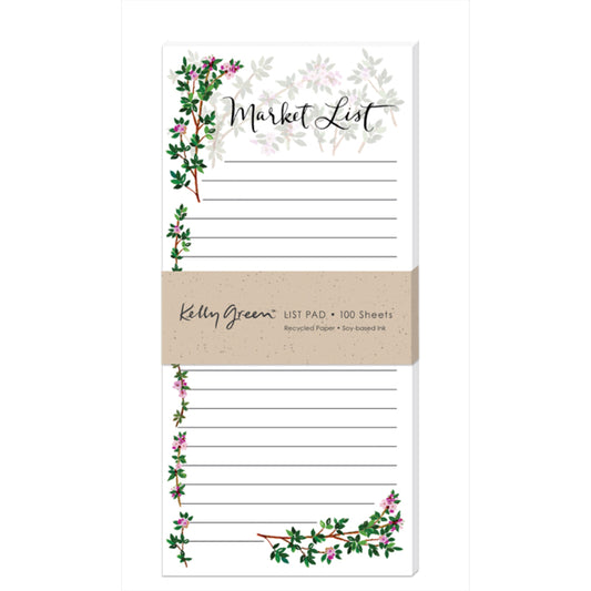 Thyme Market List Magnetic List Pad