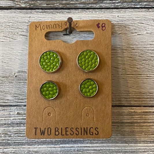Two Blessings Earrings - 2pk