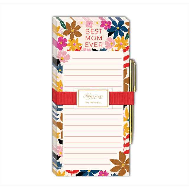 Best Mom Ever Magnetic List Pad With Pen