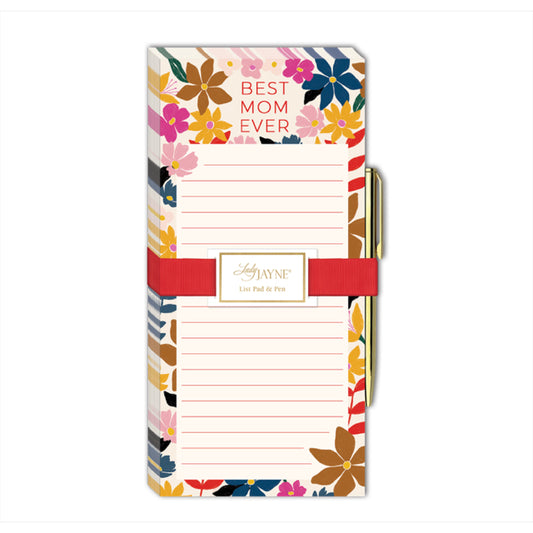 Best Mom Ever Magnetic List Pad With Pen