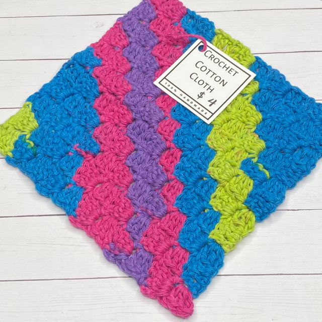 Crochet Cotton Cloth - Multicolor