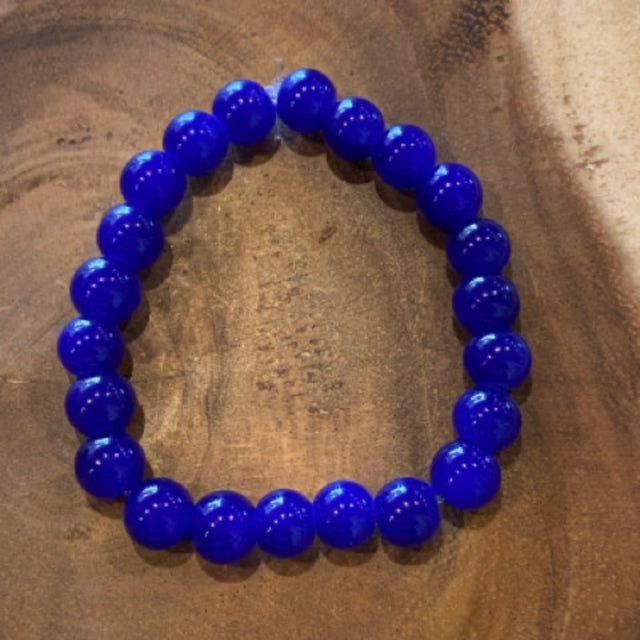 Inga Ann's Cobalt Blue Beaded Bracelet
