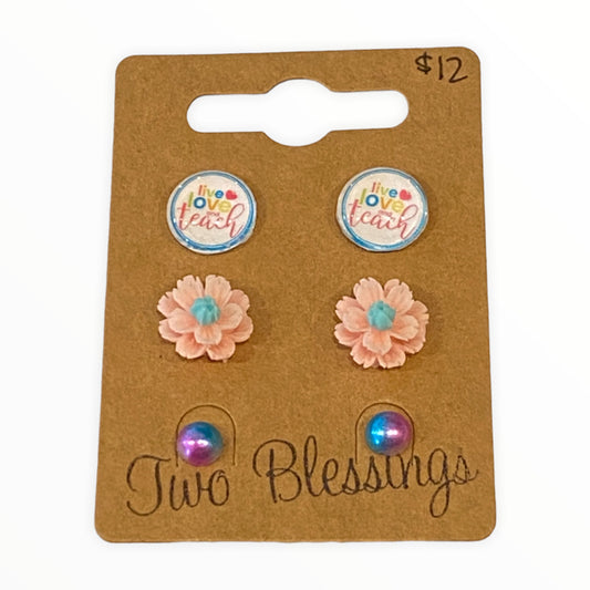 Two Blessings Earrings - 3pk Earrings