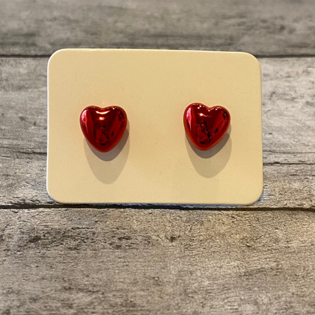 Red Heart Earrings