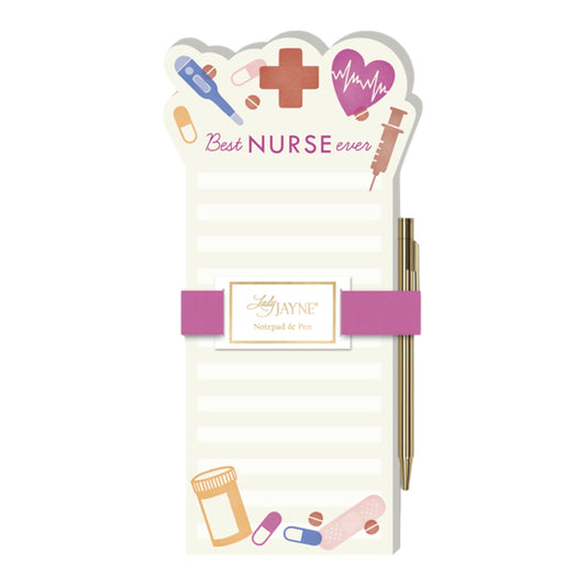 Nurse Icons Die-Cut Notepad w/Pen