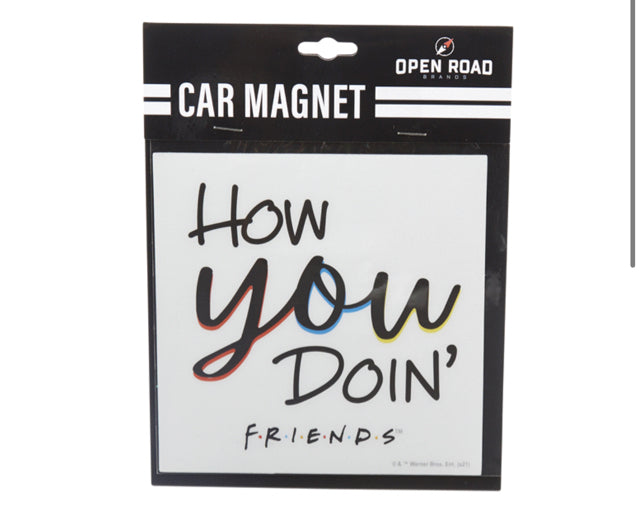 How You Doin' Friends Car Magnet