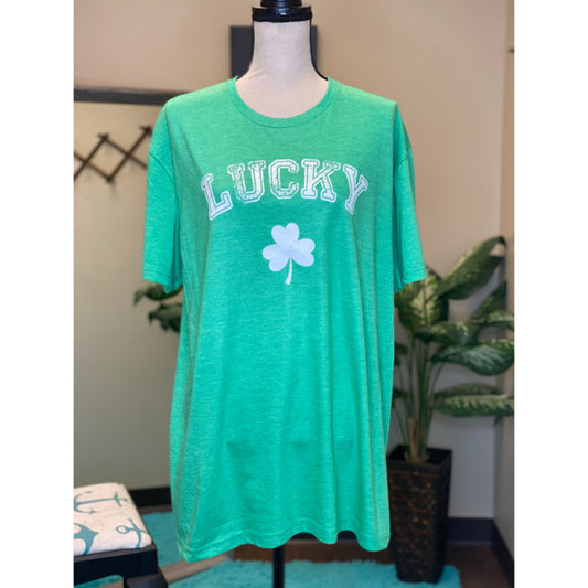 Lucky Graphic Tee - Size Large