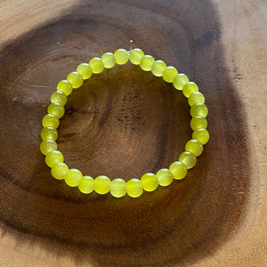 Inga Ann's Beaded Bracelet - Yellow