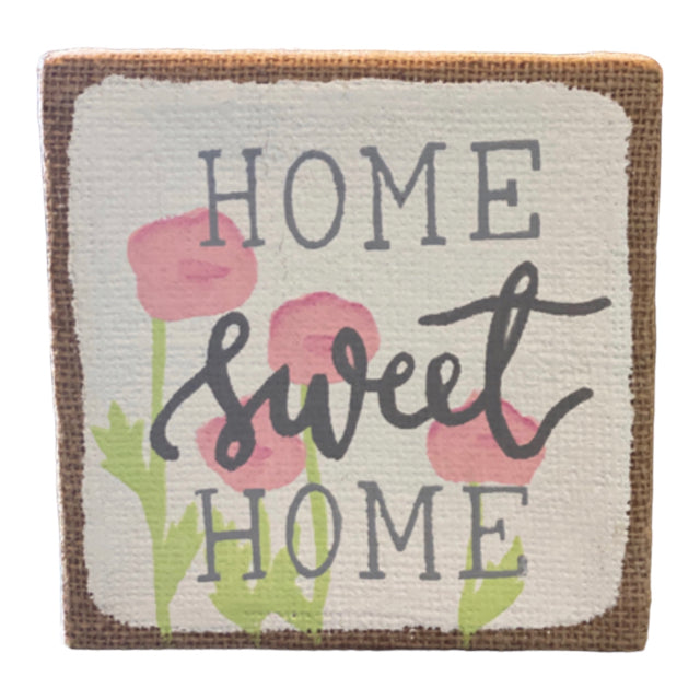 Home Sweet Home Canvas Box Sign
