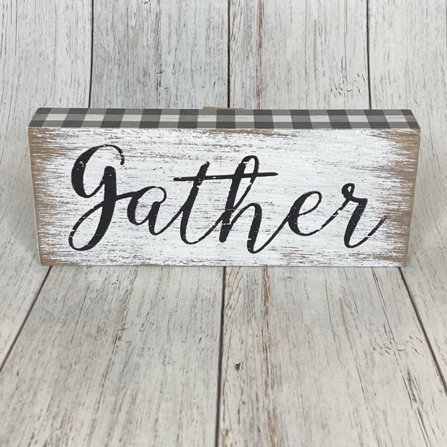 Gather Box Sign