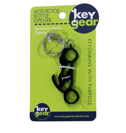Key Gear Motorcycle Bottle Opener Keychain