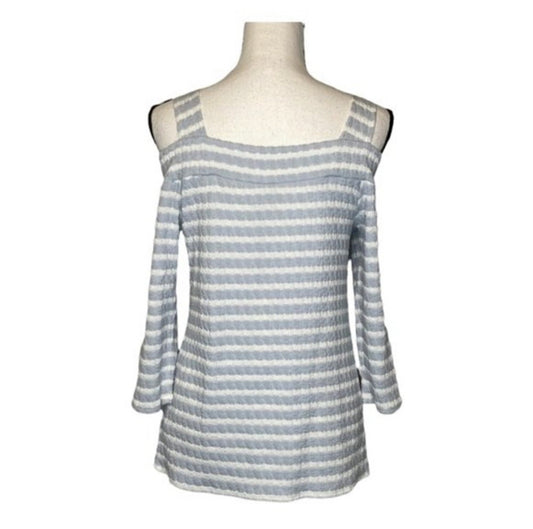 Kut From The Kloth Textured Cold Shoulder Top - Size Small