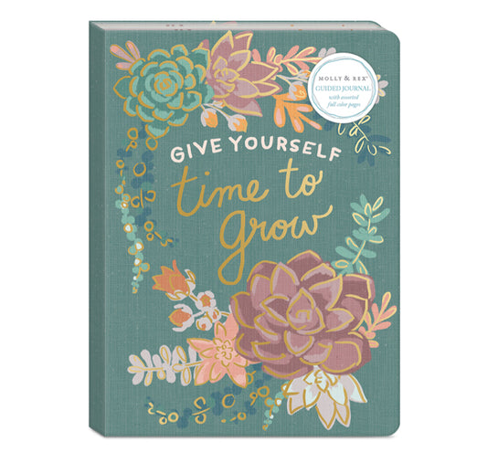 Give Yourself Time To Grow Guided Journal
