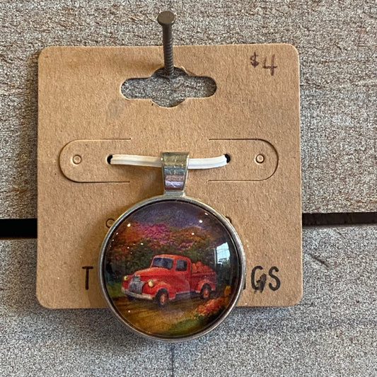 Two Blessings Charm - Red Truck