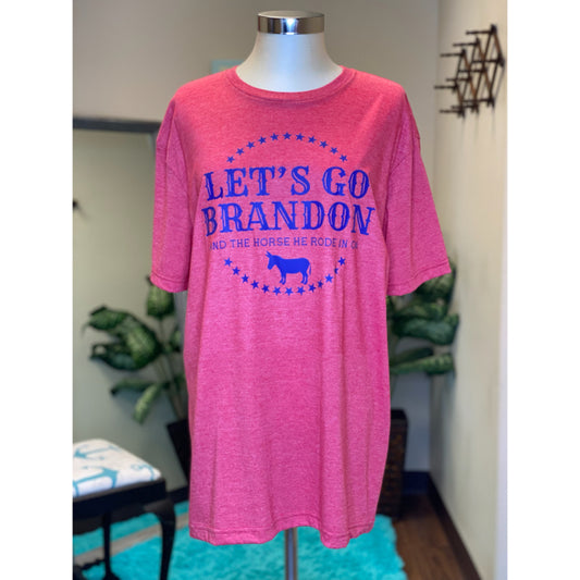 Let's Go Brandon Graphic Tee - Size Large