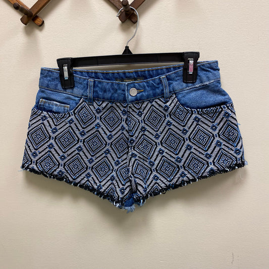 Pull&Bear Denim Embroidered Shorts - Size 24 (00)