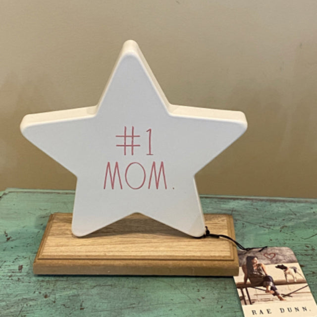 Rae Dunn #1 Mom Star Sign