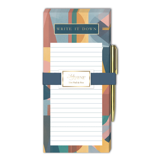 Write It Down Magnetic List Pad With Pen