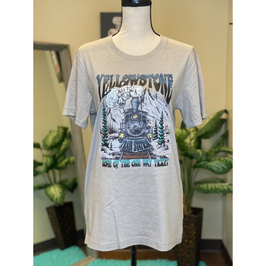 Yellowstone Home Of The One Way Ticket Graphic Tee - Size XL
