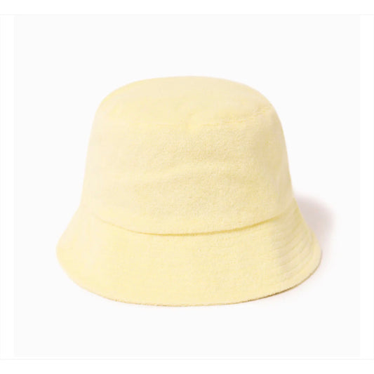 Yellow Terry Cloth Bucket Hat