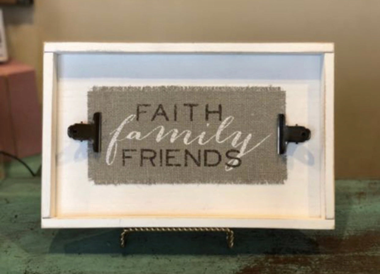 Faith Family Friends Decorative Accent