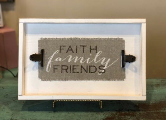 Faith Family Friends Decorative Accent