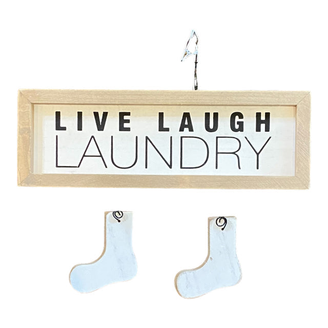 Live Laugh Laundry Sign